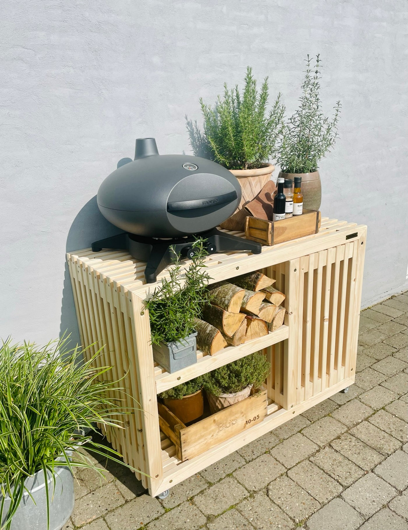 Grillbord med Gasflaskeskjuler