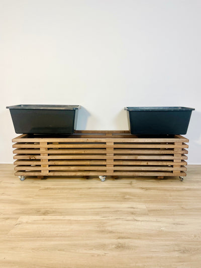 Plantekasse af Traller | Brunbejdset