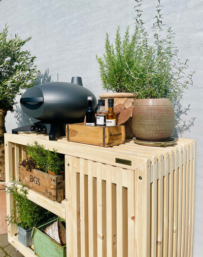 Grillbord med Gasflaskeskjuler