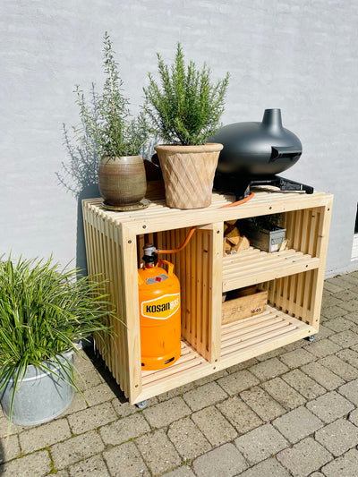 Grillbord med Gasflaskeskjuler
