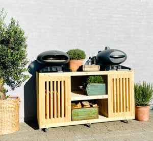 Luksus Grillbord med Dobbelt Gasflaskeskjuler | Nye traller