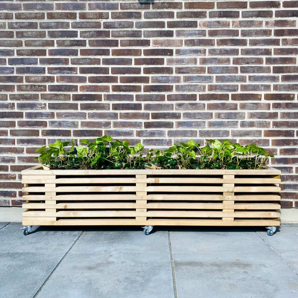 Blomsterkasse af Brugte Traller