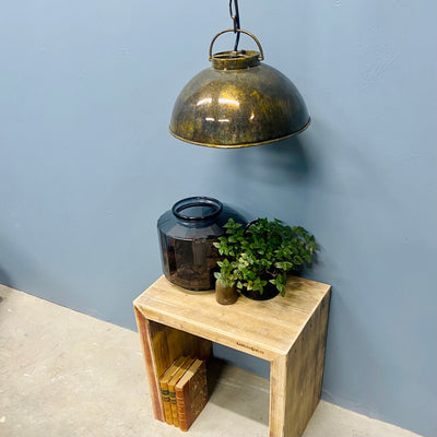 Mini Guldmarmoreret Lampe