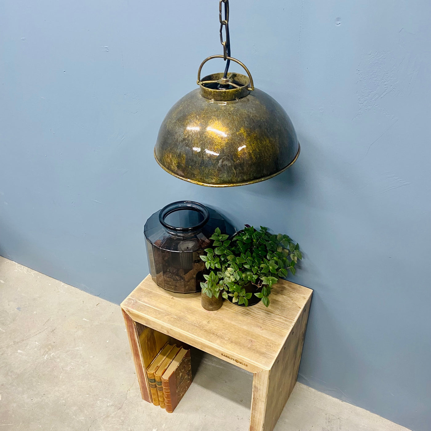 Mini Guldmarmoreret Lampe