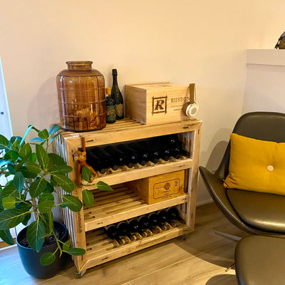Vinreol af Brugte traller