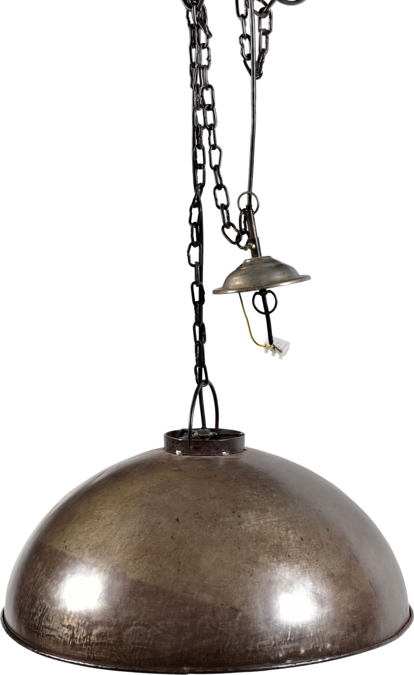Loftlampe i fabriksstil – Jern med Klar Lak