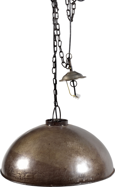 Loftlampe i fabriksstil – Jern med Klar Lak