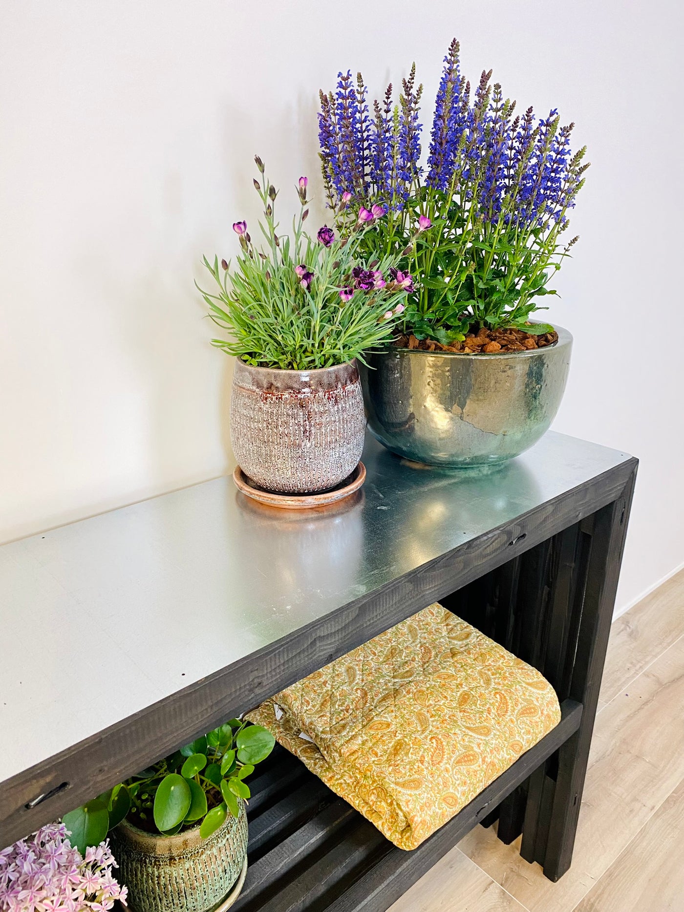 Plantebord af Traller | Sortbejdset